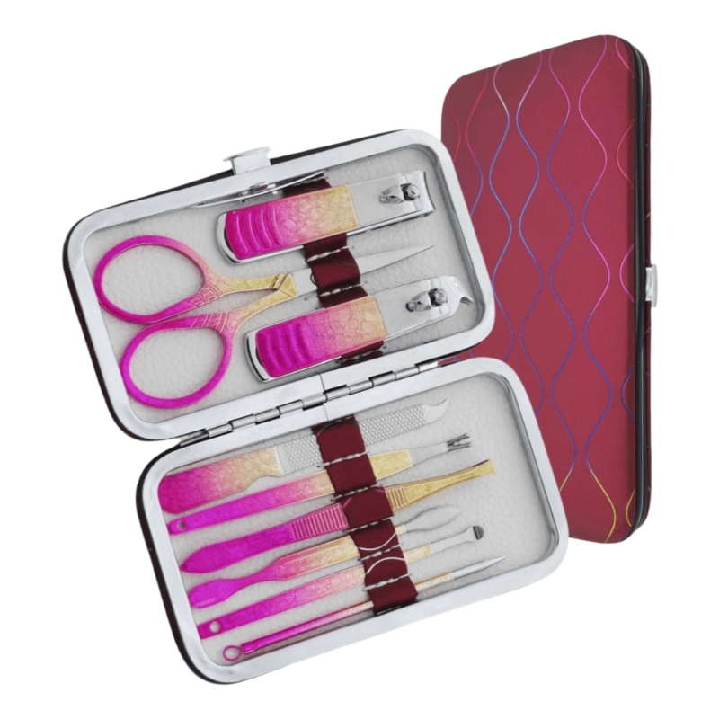 Mens Grooming Kit Gift Set - Manicure Set Nail Clipper Kit Manicure