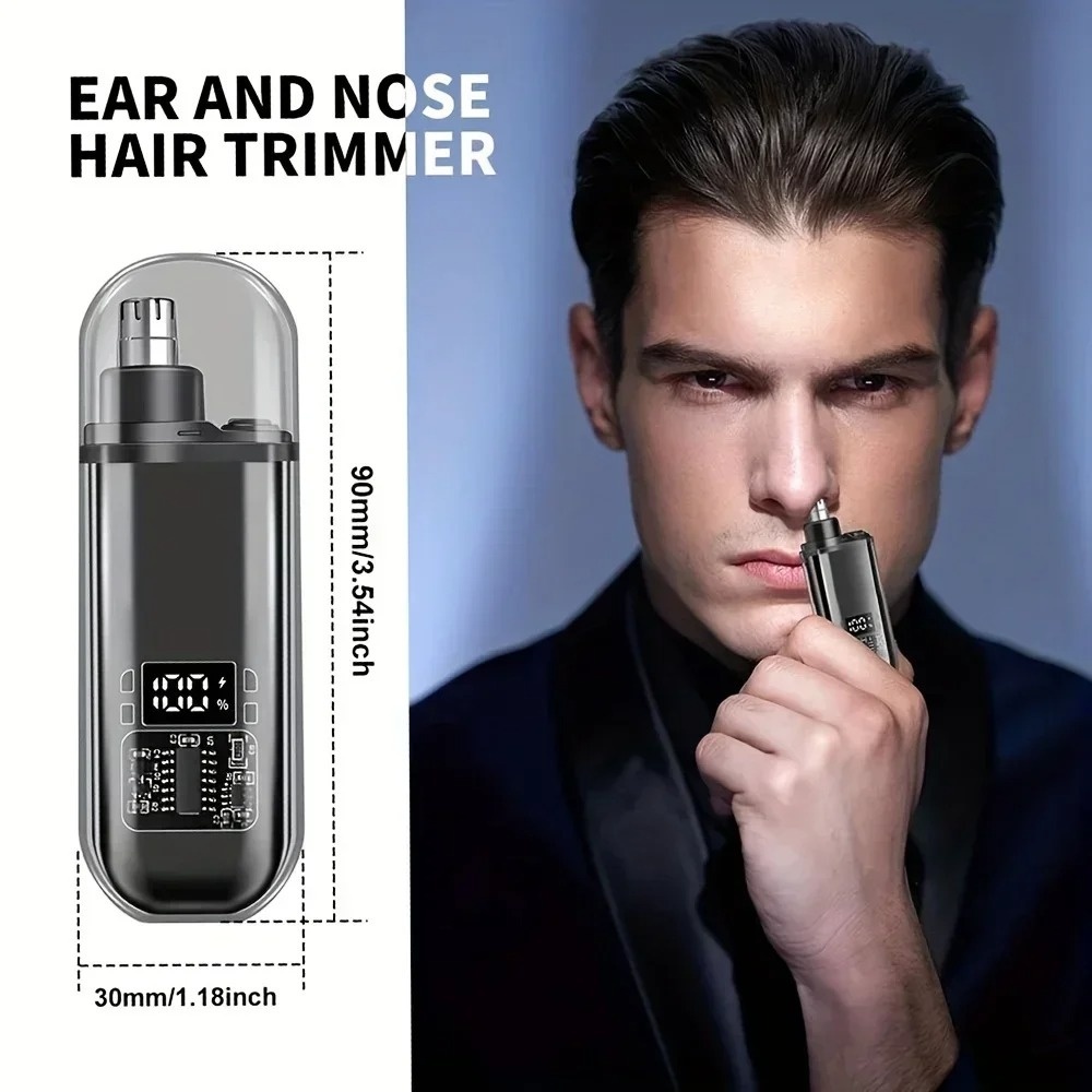 Men'S Grooming Hair Removal - Electric Nose Ear Hair Trimmer Mini