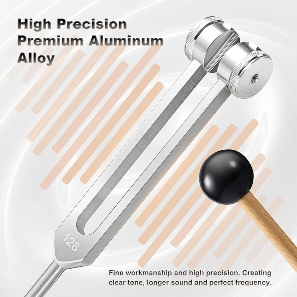 128Hz Tuning Fork Set - Stainl - Ear Wax Remover ulasan dan harga