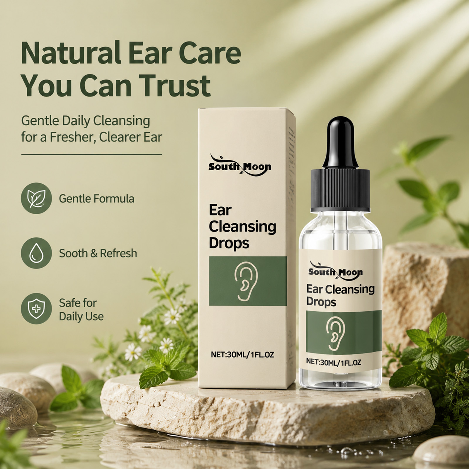 Ear Cleansing Drops Gentle Ear - Ear Wax Remover ulasan dan harga