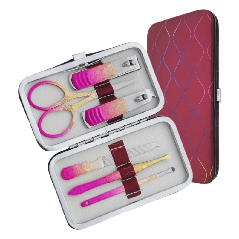 Manicure Set Nail Clipper Kit  - Mens Grooming Kit Gift Set ulasan dan harga