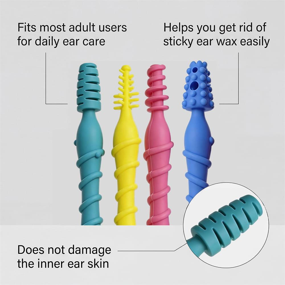 4Pcs Soft Silicone Ear Wax Rem - Ear Wax Remover ulasan dan harga