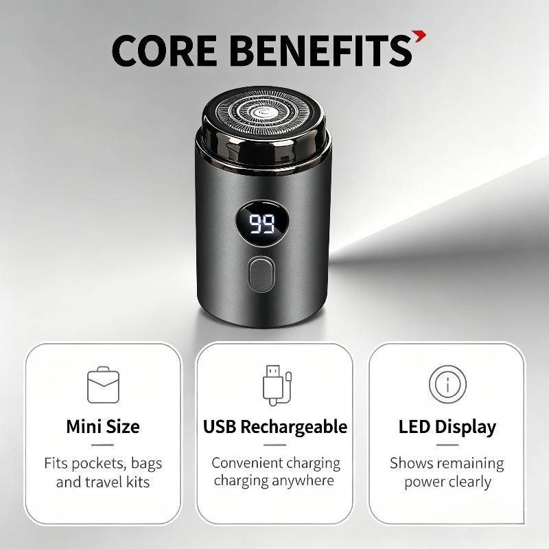 Rechargeable Waterproof Electr - Men'S Grooming Gift Box ulasan dan harga
