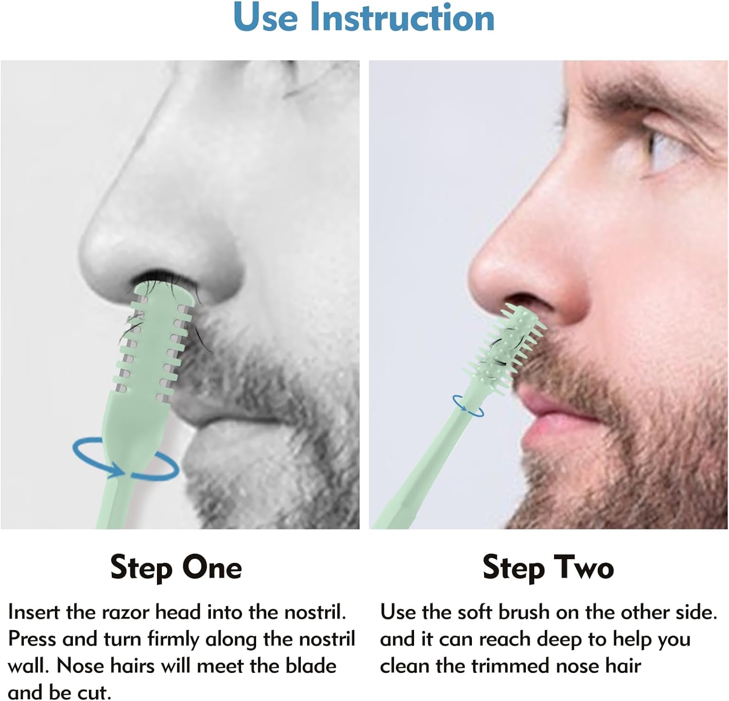 5/20/50Pcs 2-in-1 Nasal Cutter - Mens Grooming Tools ulasan dan harga