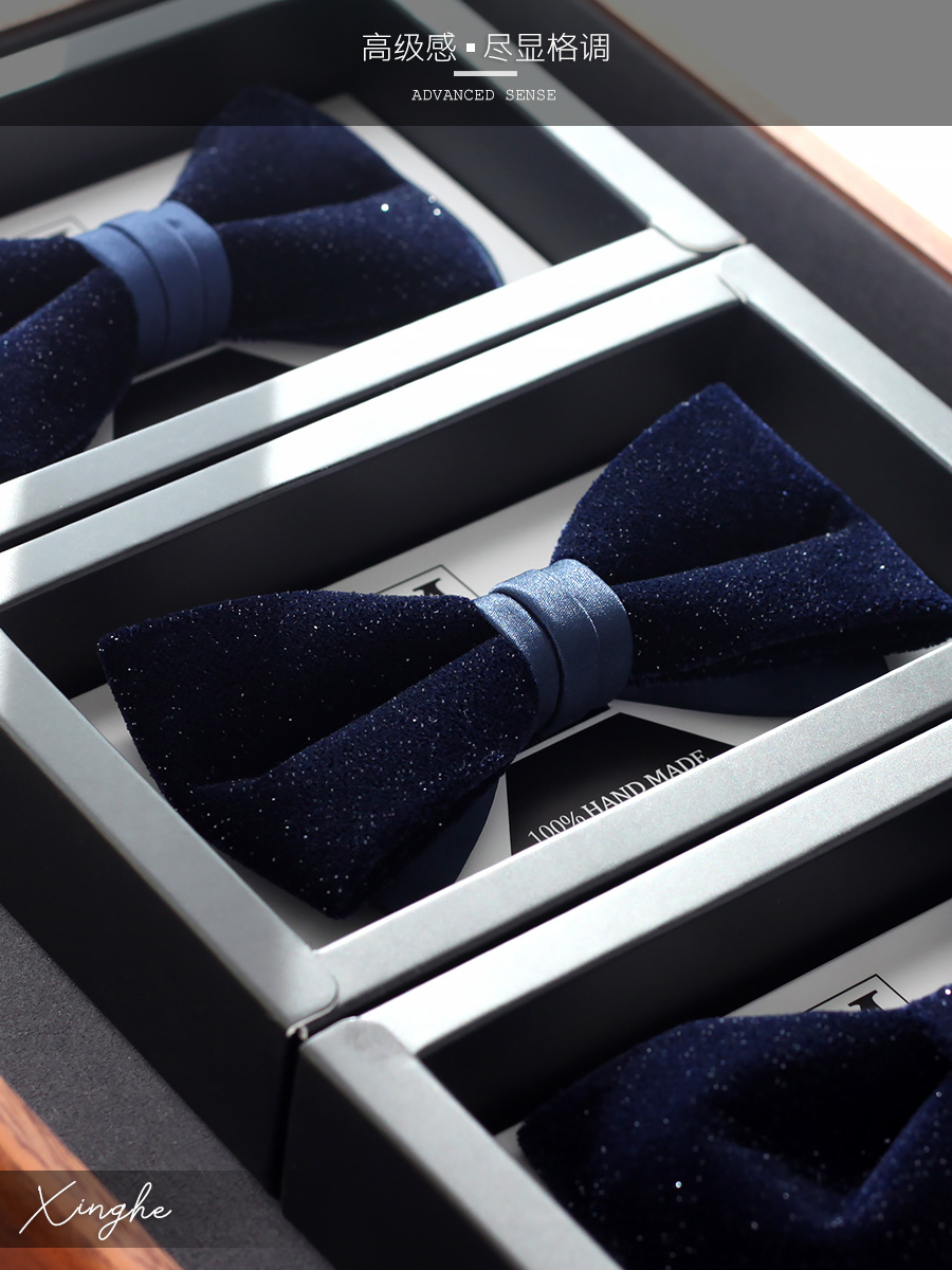 Navy glisten blue velvet   wed - Men'S Grooming Gift Box ulasan dan harga