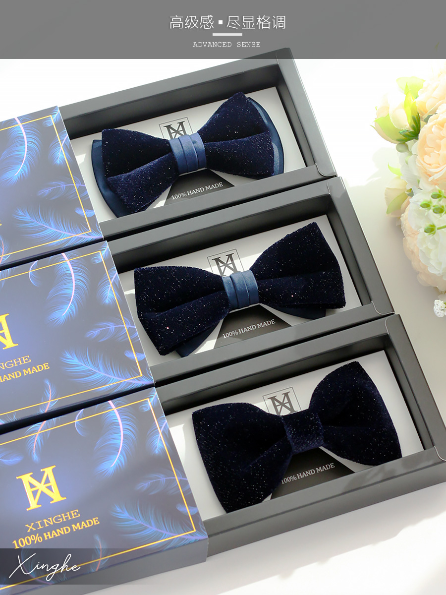 Navy glisten blue velvet   wed - Men'S Grooming Gift Box ulasan dan harga