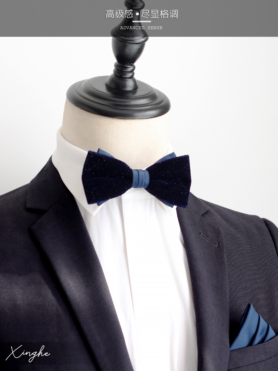 Navy glisten blue velvet   wed - Men'S Grooming Gift Box ulasan dan harga