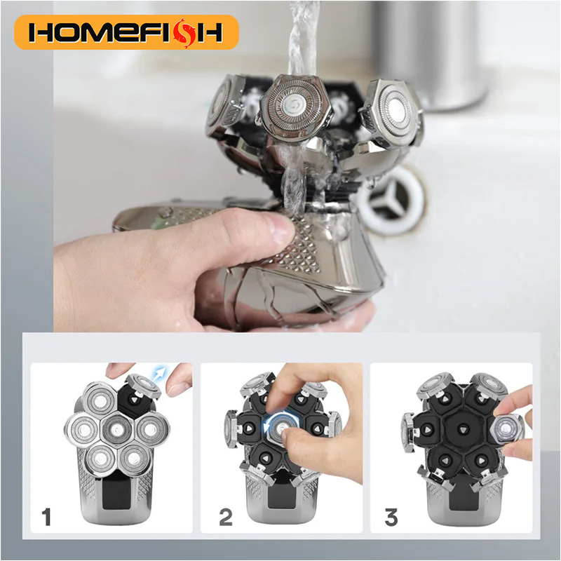 HOMEFISH Mens 7 Blade Razor Re - Men'S Grooming Razor ulasan dan harga