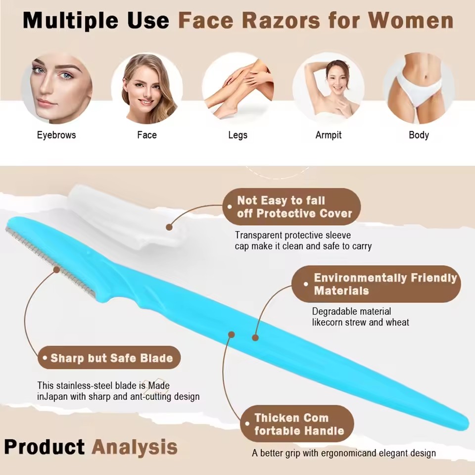 5/10/30/40pcsbrow Razor and Fa - Men'S Grooming Razor ulasan dan harga