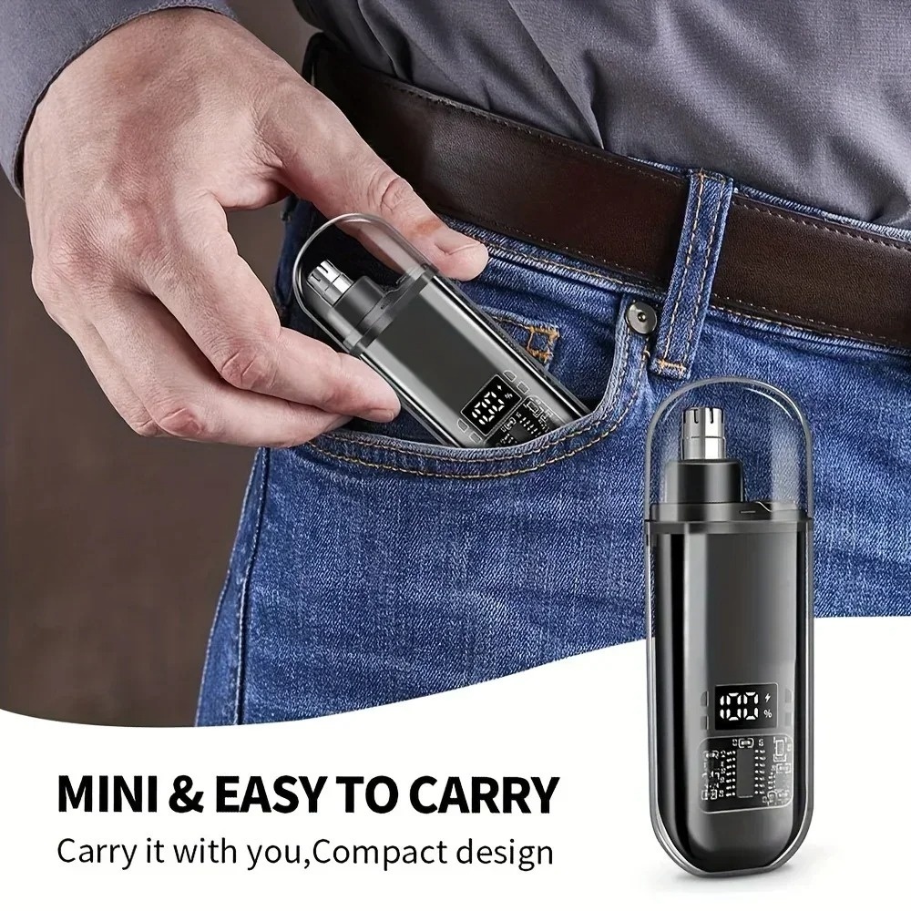 Electric Nose Ear Hair Trimmer - Men'S Grooming Hair Removal ulasan dan harga
