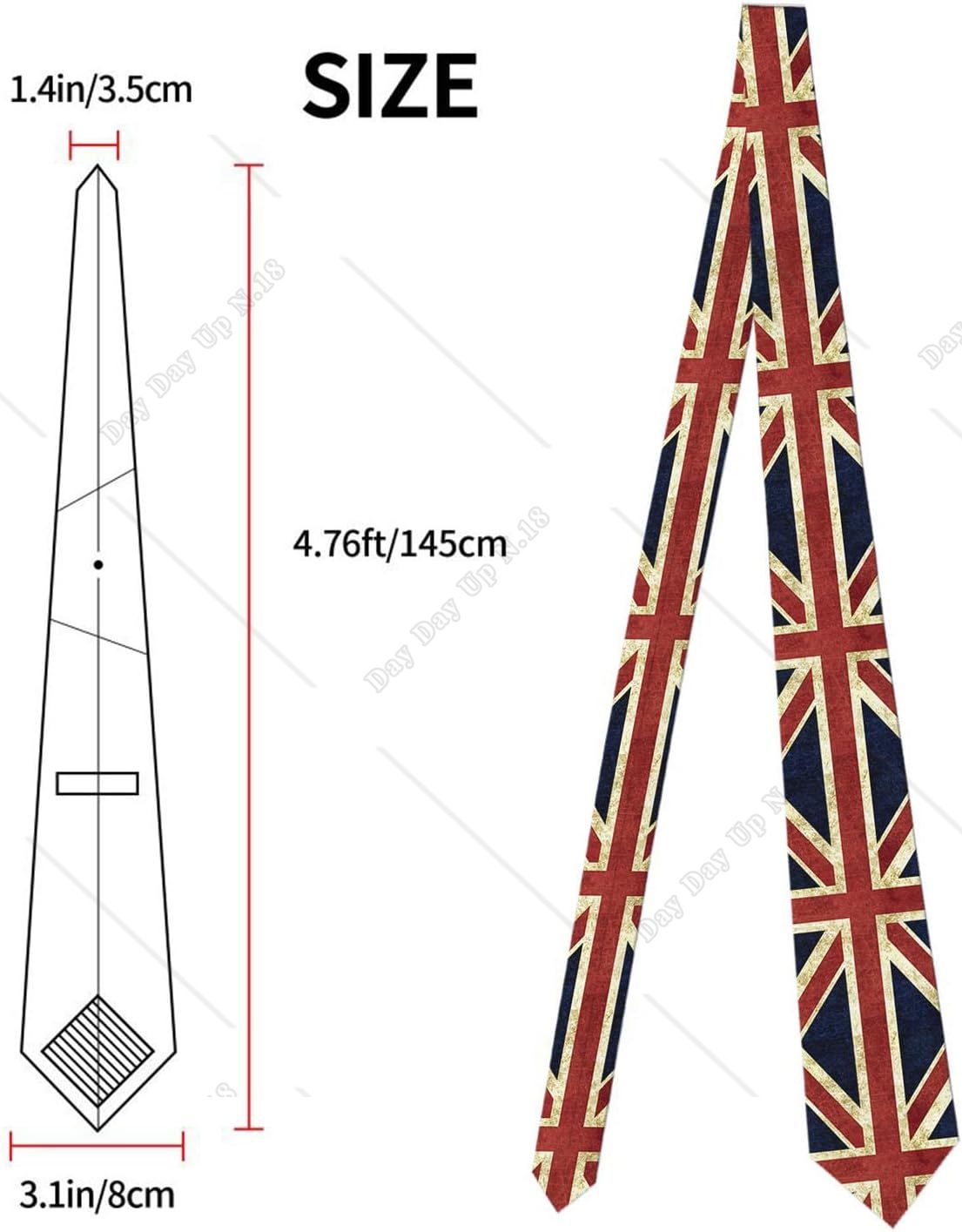 UK Flag Men's Tie Necktie Form - Men'S Grooming Uk ulasan dan harga