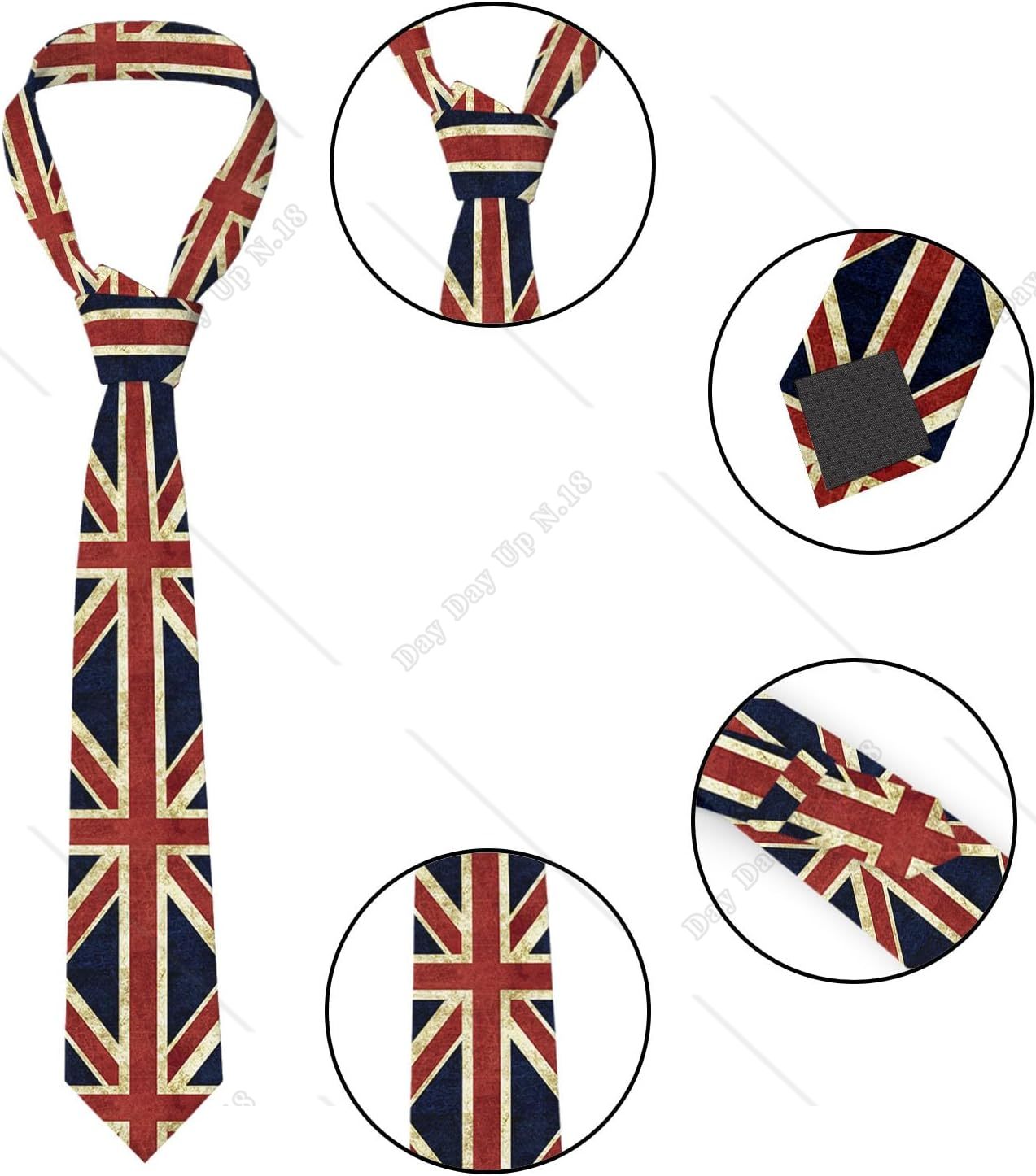 UK Flag Men's Tie Necktie Form - Men'S Grooming Uk ulasan dan harga