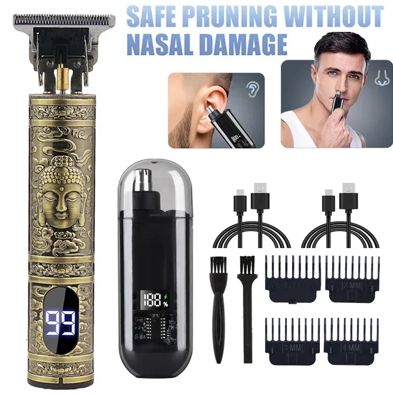 Portable T9 Hair Clipper Nasal - Mens Grooming Tools ulasan dan harga