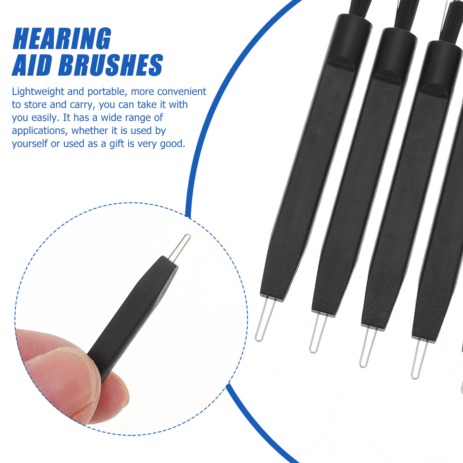 5Pcs Hearing Aid Cleaning Tool - Ear Wax Remover ulasan dan harga