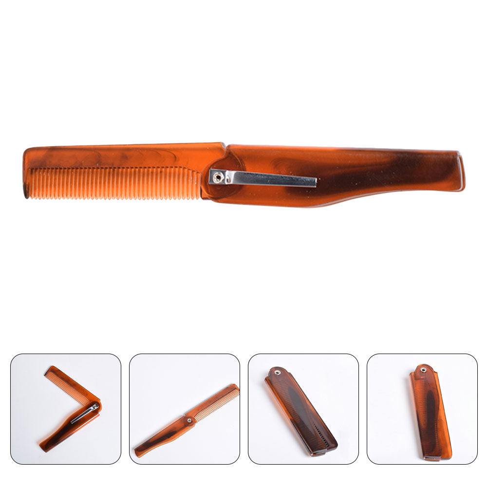 Foldable Hair Comb for Men Por - Men'S Beard Grooming ulasan dan harga