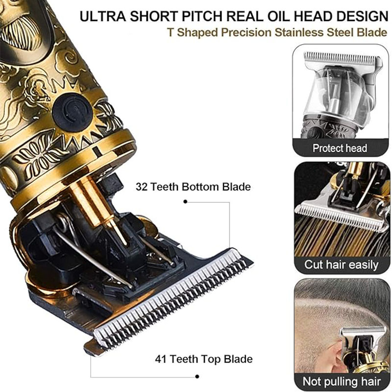 2026 Vintage Cordless Hair Cli - Mens Vintage Grooming Kit ulasan dan harga
