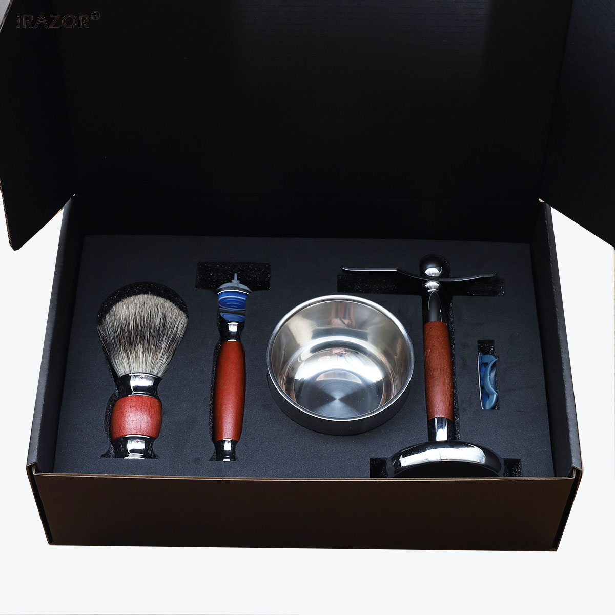iRAZOR Luxury Men's 5 Blade Ra - Mens Grooming Kit Gift Set ulasan dan harga