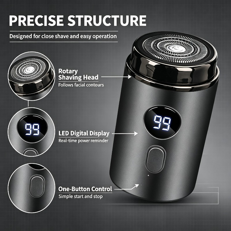 USB Rechargeable Waterproof El - Men'S Grooming Gift Box ulasan dan harga