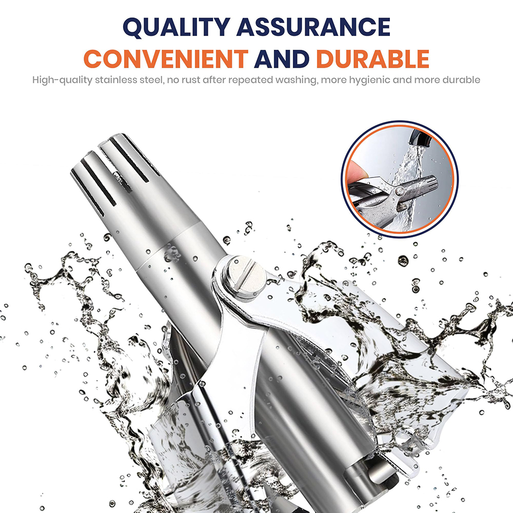 Portable Stainless Steel Manua - Men'S Grooming Hair Removal ulasan dan harga