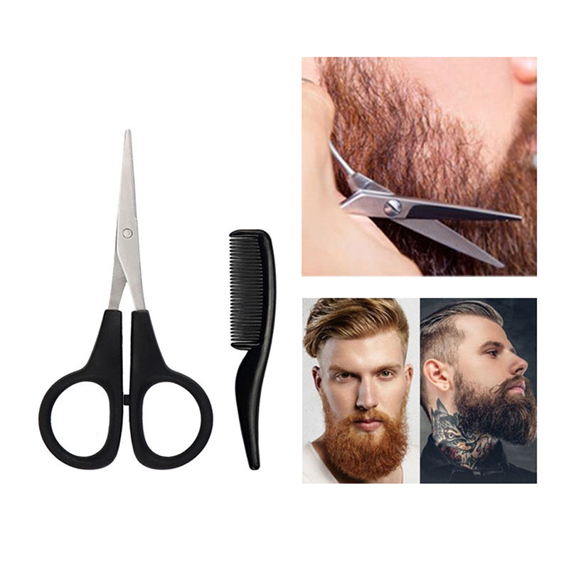 ·1Pc Mens Beard Mustache Comb  - Men'S Beard Grooming ulasan dan harga