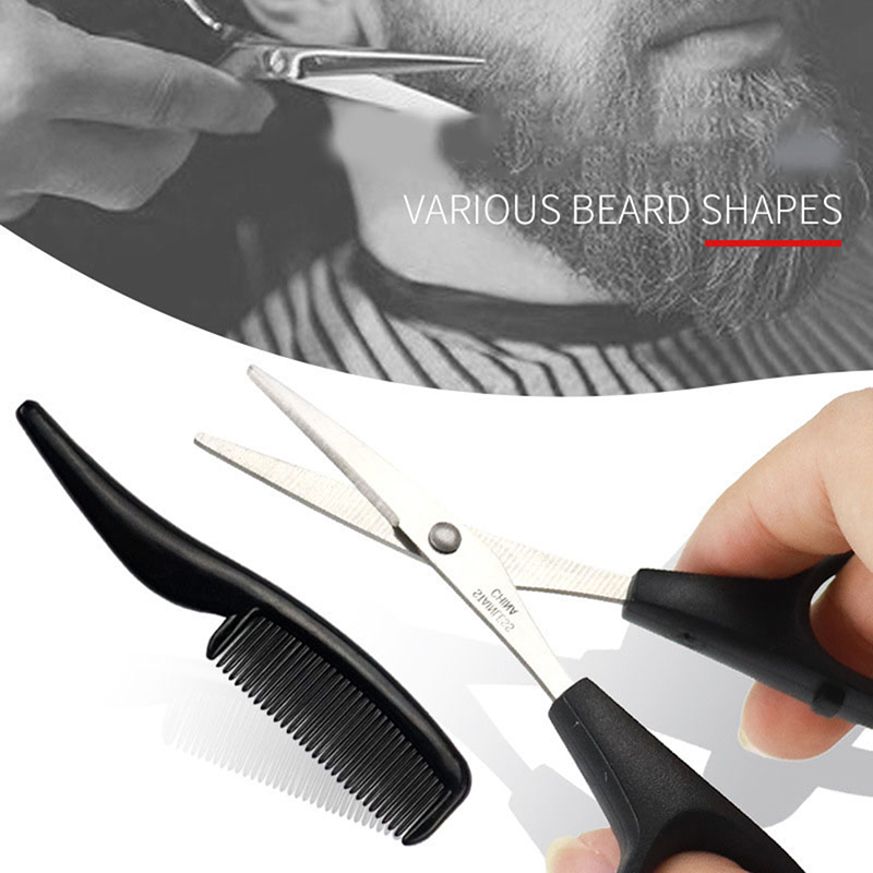 ·1Pc Mens Beard Mustache Comb  - Men'S Beard Grooming ulasan dan harga