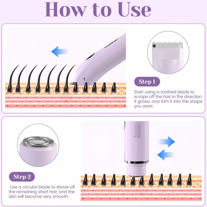 New IPX7 Waterproof Hair Remov - Men'S Grooming Hair Removal ulasan dan harga